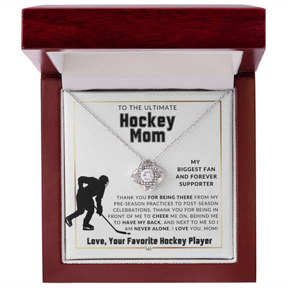 Hockey Mom Pendant Necklace - MVP Collection, Unique Gift Idea - Liliana and Liam