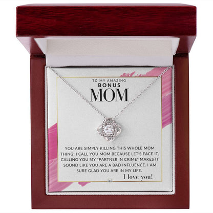 Bonus Mom Gift - Your Killing it! - Present for Stepmom, Bonus Mom, Second Mom, Unbiological Mom, or Other Mom - Great For Mother's Day, Christmas, Her Birthday, Or As An Encouragement Gift - Liliana and Liam