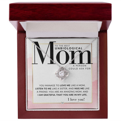 The Best Unbiological Mom Gift - Present for Stepmom, Bonus Mom, Second Mom, Unbiological Mom, or Other Mom - Great For Mother's Day, Christmas, Her Birthday, Or As An Encouragement Gift - Liliana and Liam
