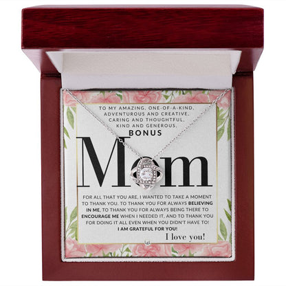 Unique Bonus Mom Gift - Present for Stepmom, Bonus Mom, Second Mom, Unbiological Mom, or Other Mom - Great For Mother's Day, Christmas, Her Birthday, Or As An Encouragement Gift - Liliana and Liam