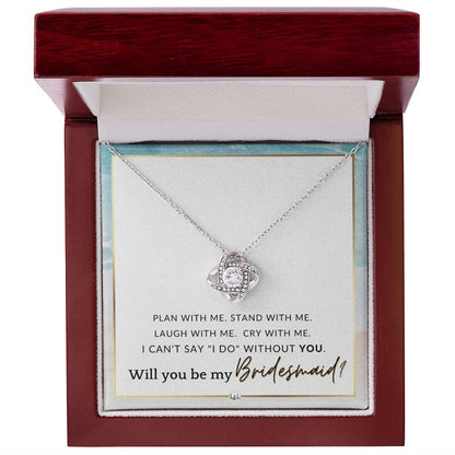 Bridesmaid Proposal - Wedding Party Jewelry Accessory From Bride - Be My Bridesmaid , Beach and Destination Wedding Theme - Liliana and Liam