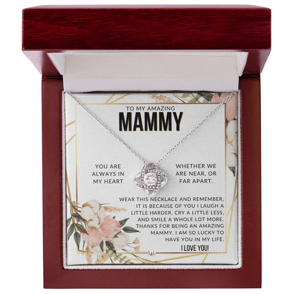 Mammy Gift - Beautiful Women's Pendant - From Granddaughter, Grandson, Grandkids - Great For Mother's Day, Christmas, or Birthday