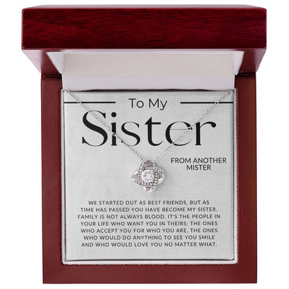 Sister From Another Mister - For My Best Friend, Bonus Sister, Sister in Law - Besties, Ride or Die, BFF - Christmas Gift, Birthday Present, Galantines Day Gifts