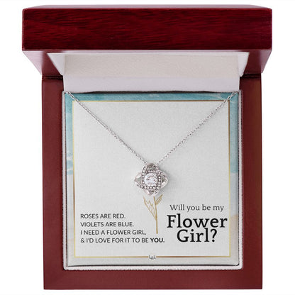 Flower Girl Proposal - Will You Be My Flower Girl - Wedding Parry Accessories , Beach and Destination Wedding Theme - Liliana and Liam