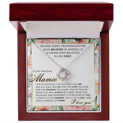 Mamie Gift From Granddaughter - Thoughtful Gift Idea - Great For Mother's Day, Christmas, Her Birthday, Or As An Encouragement Gift - Liliana and Liam
