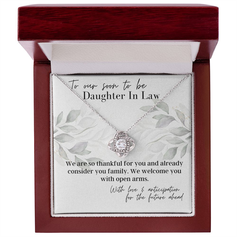 With Love - To My Future Daughter In Law - Gift From Mother In Law -  Necklace - Christmas Gifts, Birthday Present, Engagement Gift, Wedding Present