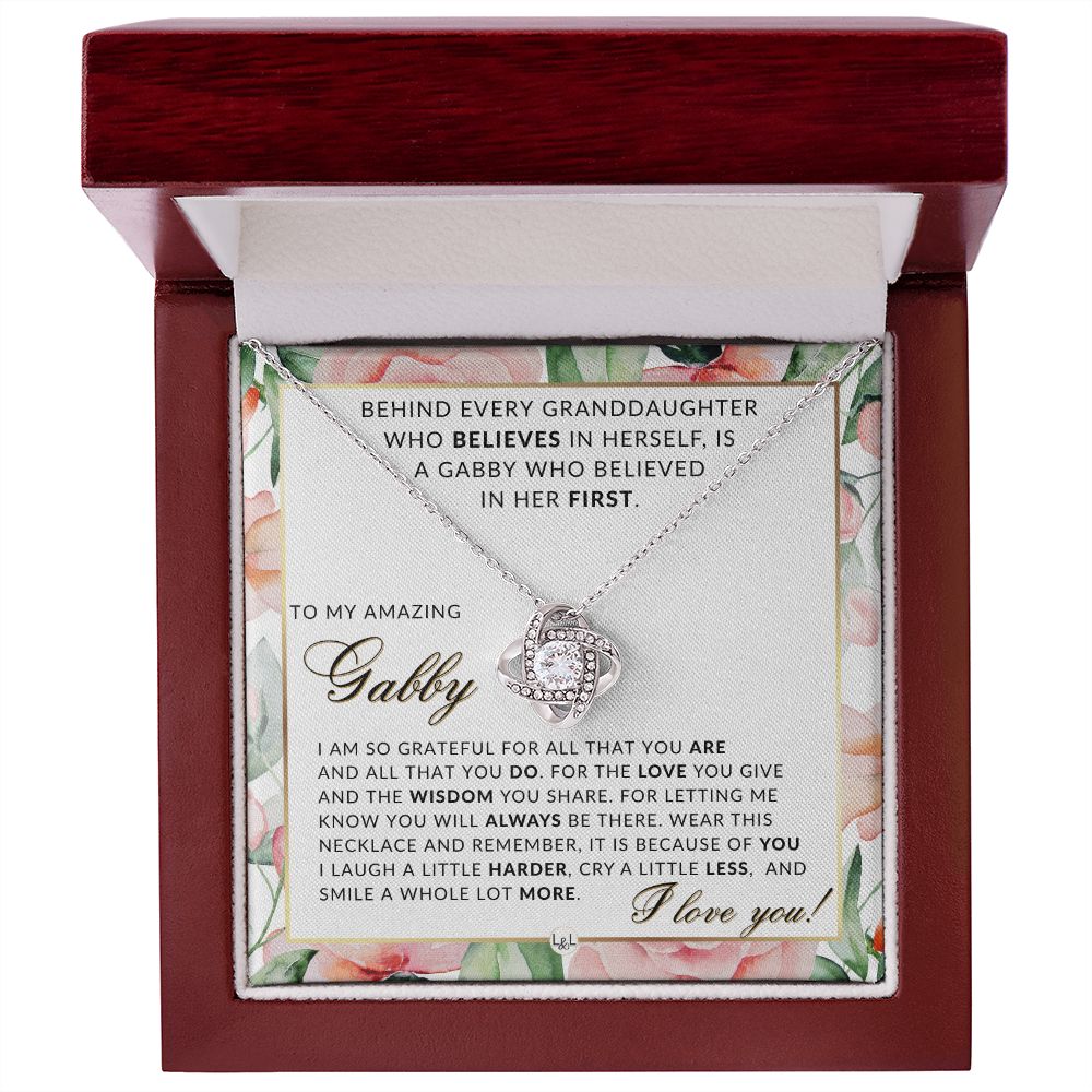 Gabby Gift From Granddaughter - Thoughtful Gift Idea - Great For Mother's Day, Christmas, Her Birthday, Or As An Encouragement Gift