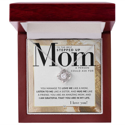 The Best Stepped Up Mom Gift - Present for Stepmom or Stepmother - Great For Mother's Day, Christmas, Her Birthday, Or As An Encouragement Gift - Liliana and Liam