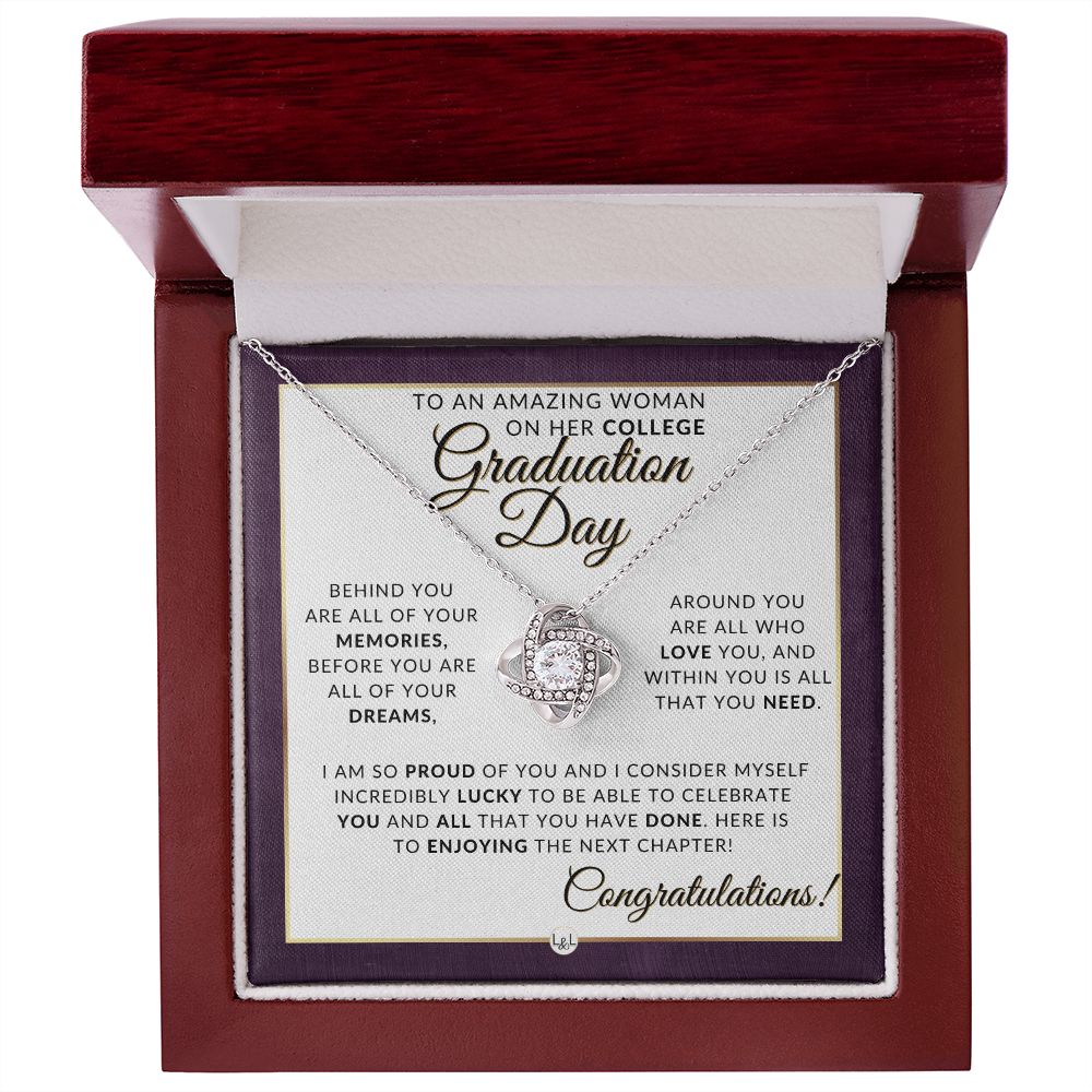 College Graduation Day Gift For Female - Graduation Gift Idea For Her - Liliana and Liam