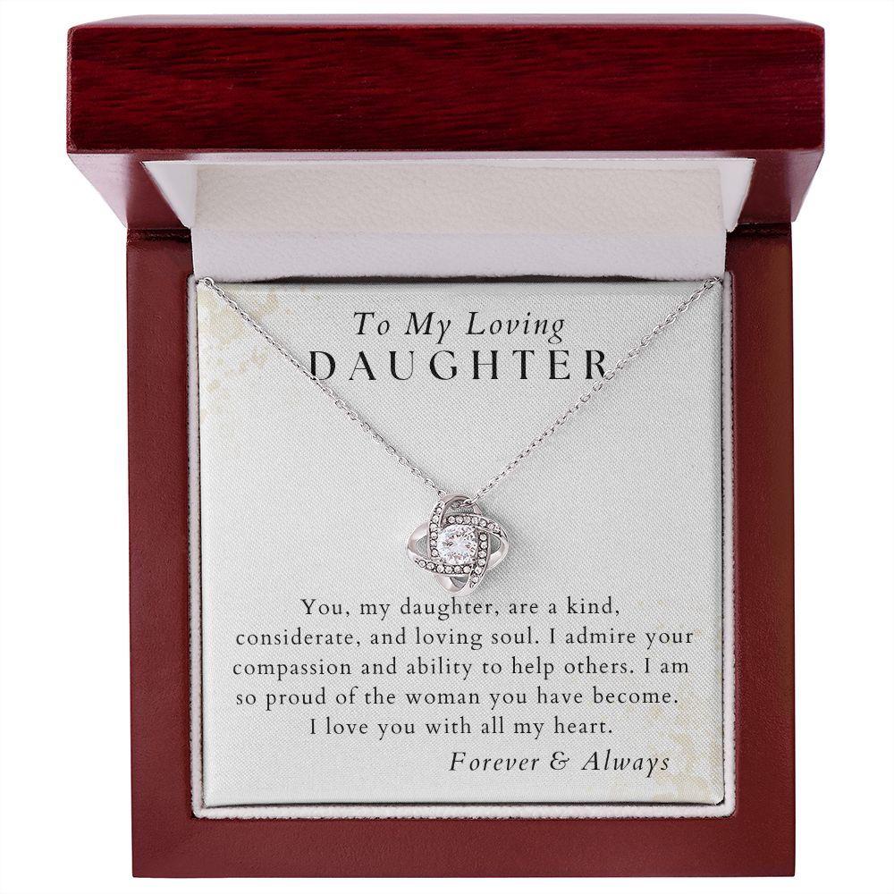 I Admire Your Compassion - To My Loving Daughter - From Mom, Dad, Parents - Christmas Gifts, Birthday Gift for Her, Graduation