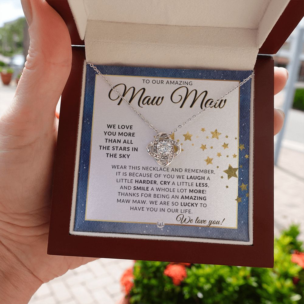 Our Maw Maw Gift - Meaningful Necklace - Great For Mother's Day, Christmas, Her Birthday, Or As An Encouragement Gift