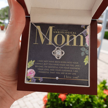 Gift For Loving Unbiological Mom - Present for Stepmom, Bonus Mom, Second Mom, Unbiological Mom, or Other Mom - Great For Mother's Day, Christmas, Her Birthday, Or As An Encouragement Gift