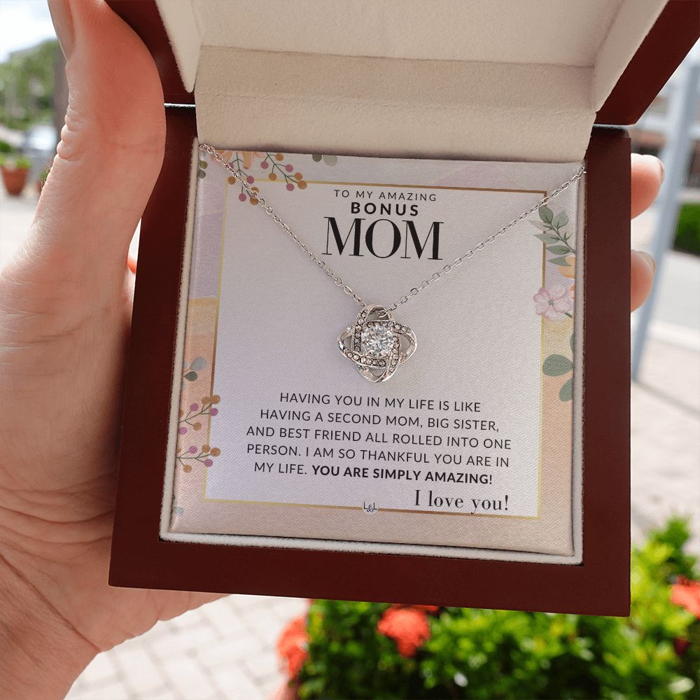 Amazing Bonus Mom Gift - Present for Stepmom, Bonus Mom, Second Mom, Unbiological Mom, or Other Mom - Great For Mother's Day, Christmas, Her Birthday, Or As An Encouragement Gift