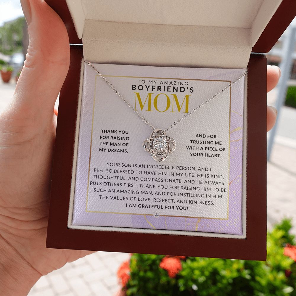 Boyfriend's Mom Gift, To My Boyfriend's Mom Christmas Gifts, To My Boy –  globrightjewelry