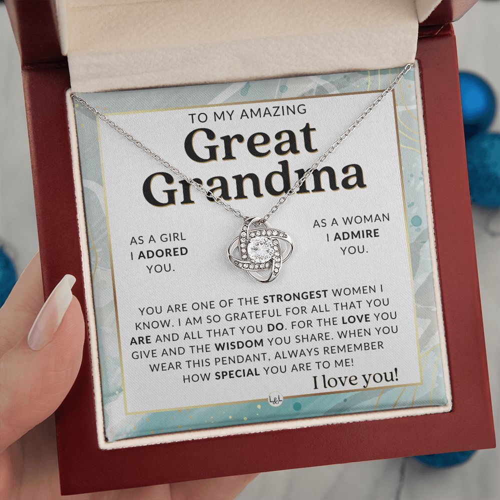 Great Grandma Gift From Granddaughter - Sentimental Gift Idea - Great For Mother's Day, Christmas, Her Birthday, Or As An Encouragement Gift