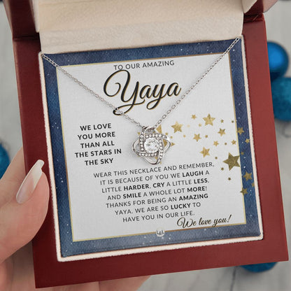 Our Yaya Gift - Meaningful Necklace - Great For Mother's Day, Christmas, Her Birthday, Or As An Encouragement Gift