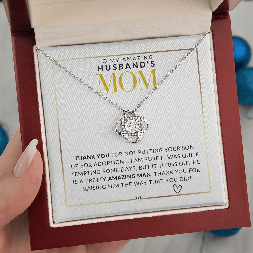 Husband's Mom - Great For Mother's Day, Christmas, Her Birthday, Or As An Encouragement Gift