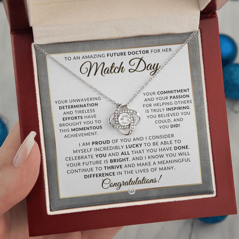 2024 Match Day - Celebrate the Journey: Match Day Necklace for Medical Students, Medical Student Graduation, Resident Doctors Gift, Residency Match Day Gift, Happy Match Day 2024