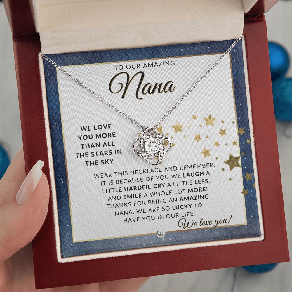 Our Nana Gift - Meaningful Necklace - Great For Mother's Day, Christmas, Her Birthday, Or As An Encouragement Gift
