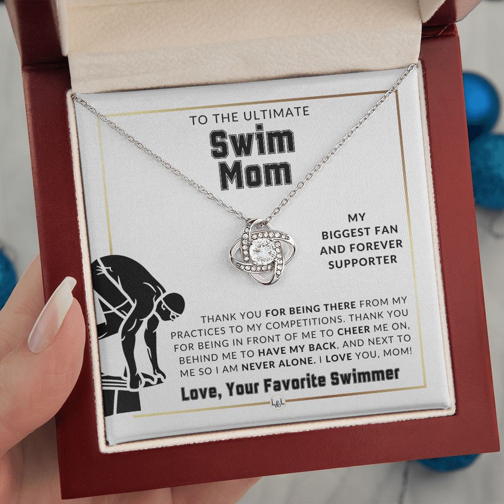 Swim Mom Gift - Male Swimmer - Sports Mom Gift Idea - Great For Mother's Day, Christmas, Her Birthday, Or As An End Of Season Gift