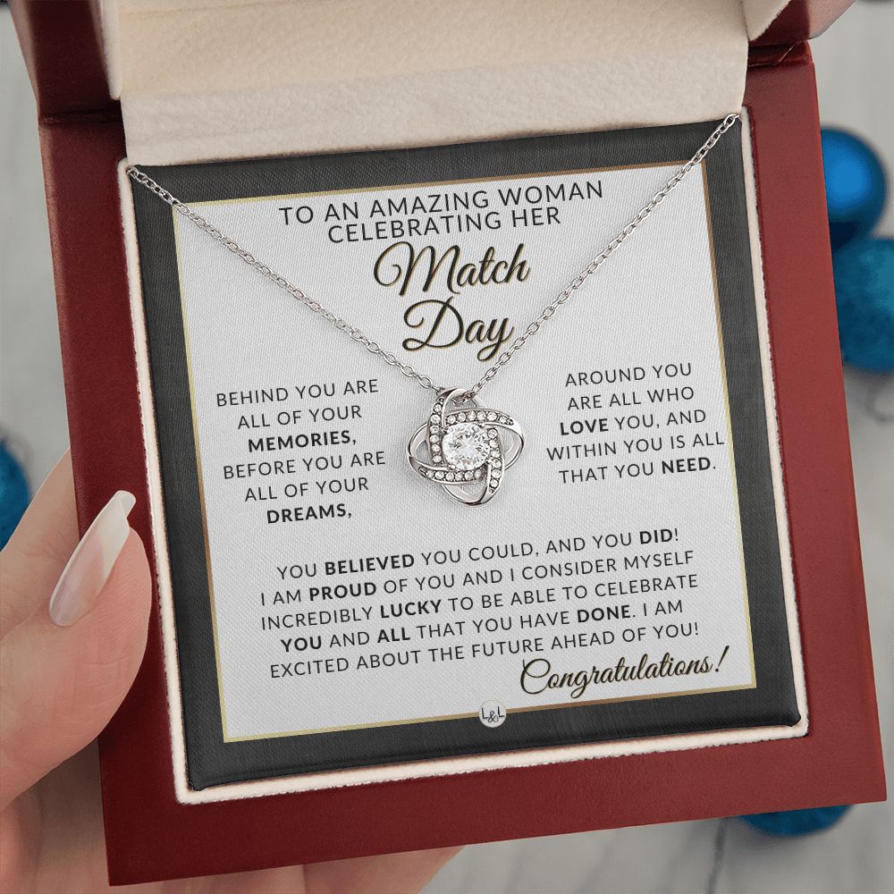 Celebrate the Journey: Match Day Necklace for Medical Students, Medical Student Graduation, Resident Doctors Gift, Residency Match Day Gift, Happy Match Day 2024  - Gift Idea For Her