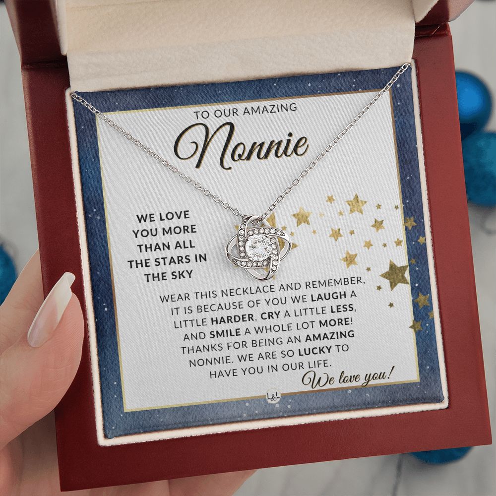 Our Nonnie Gift - Meaningful Necklace - Great For Mother's Day, Christmas, Her Birthday, Or As An Encouragement Gift