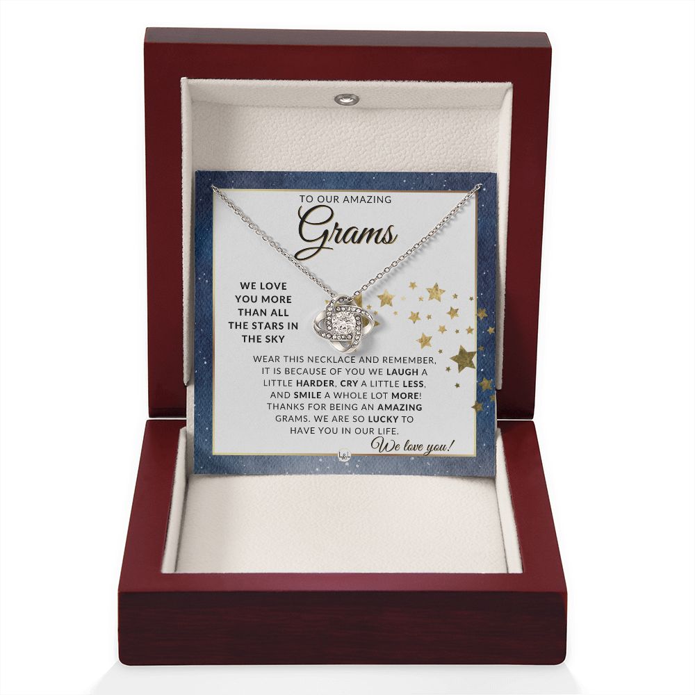 Our Grams Gift - Meaningful Necklace - Great For Mother's Day, Christmas, Her Birthday, Or As An Encouragement Gift