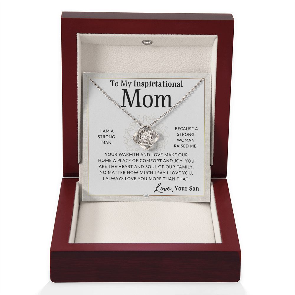 Gift for Mom, From Son - Strong Woman