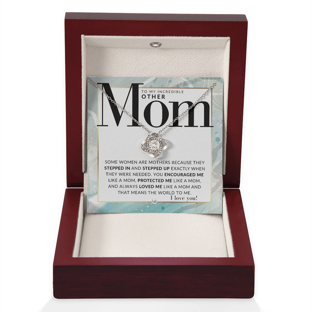 Incredible Other Mom Gift - Present for Stepmom, Bonus Mom, Second Mom, Unbiological Mom, or Other Mom - Great For Mother's Day, Christmas, Her Birthday, Or As An Encouragement Gift