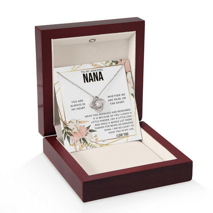 Nana Gift - Beautiful Women's Pendant - From Granddaughter, Grandson, Grandkids - Great For Mother's Day, Christmas, or Birthday