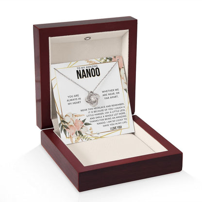 Nanoo Gift - Beautiful Women's Pendant - From Granddaughter, Grandson, Grandkids - Great For Mother's Day, Christmas, or Birthday