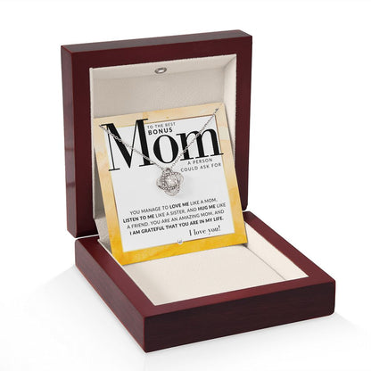 The Best Bonus Mom Gift - Present for Stepmom, Bonus Mom, Second Mom, Unbiological Mom, or Other Mom - Great For Mother's Day, Christmas, Her Birthday, Or As An Encouragement Gift