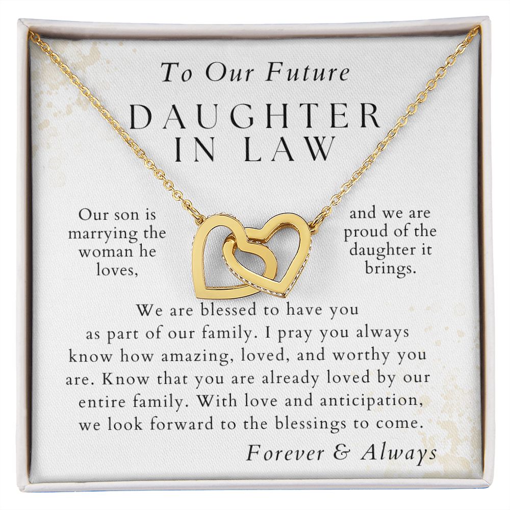 We Are Blessed - Gift for Future Daughter in Law - From Mother in Law or Father in Law - Christmas Gifts, Wedding Present, Anniversary Gift