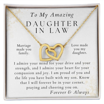 I Admire Your... - Gift for Daughter in Law - From Mother in Law or Father in Law - Christmas Gifts, Wedding Present, Anniversary Gift
