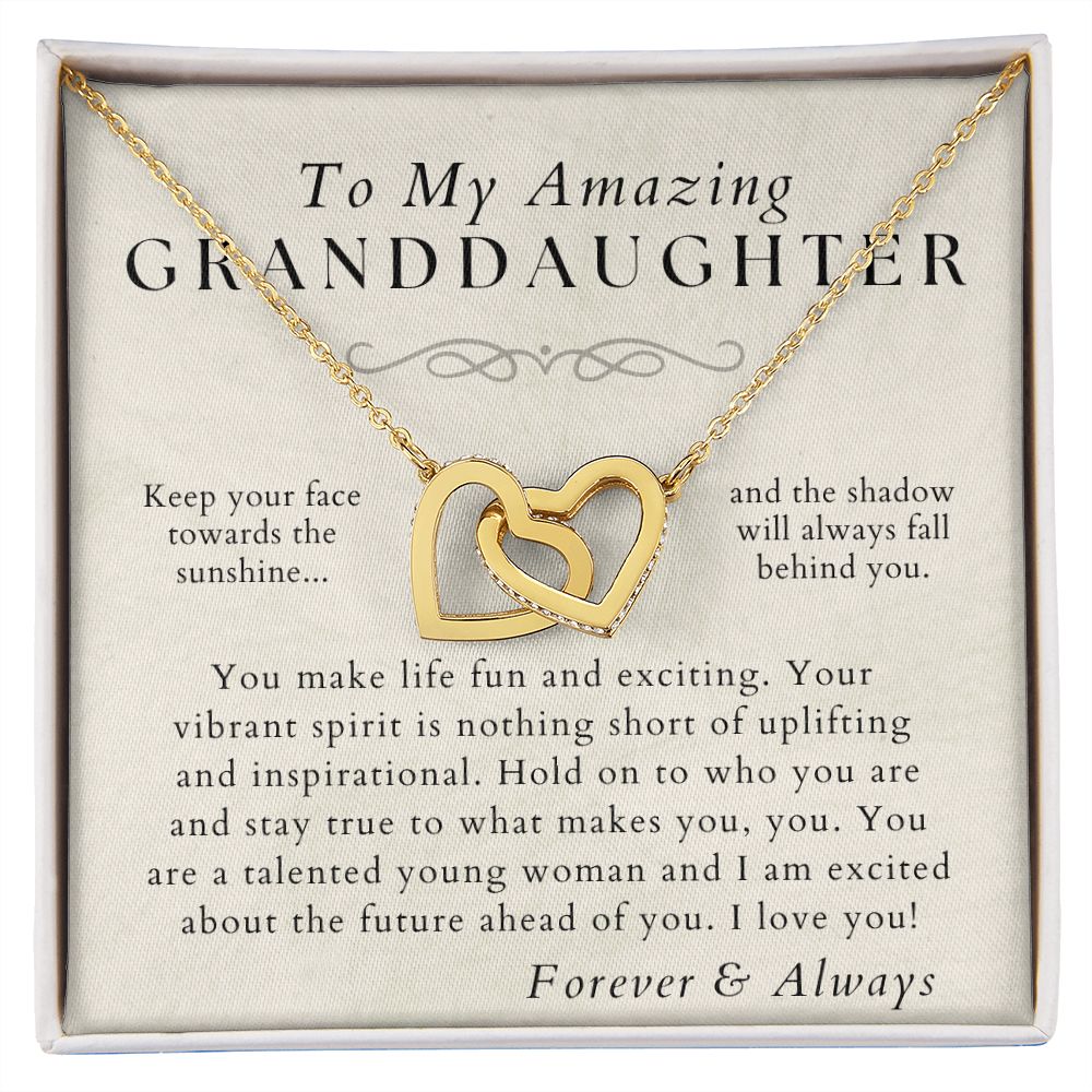 Stay True - Granddaughter Necklace - Gift from Grandma, Grandpa - Christmas, Birthday, Graduation, Valentines Gifts