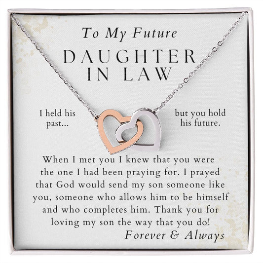 For Loving My Son - Gift for Future Daughter in Law - From Mother in Law or Father in Law - Christmas Gifts, Wedding Present, Anniversary Gift