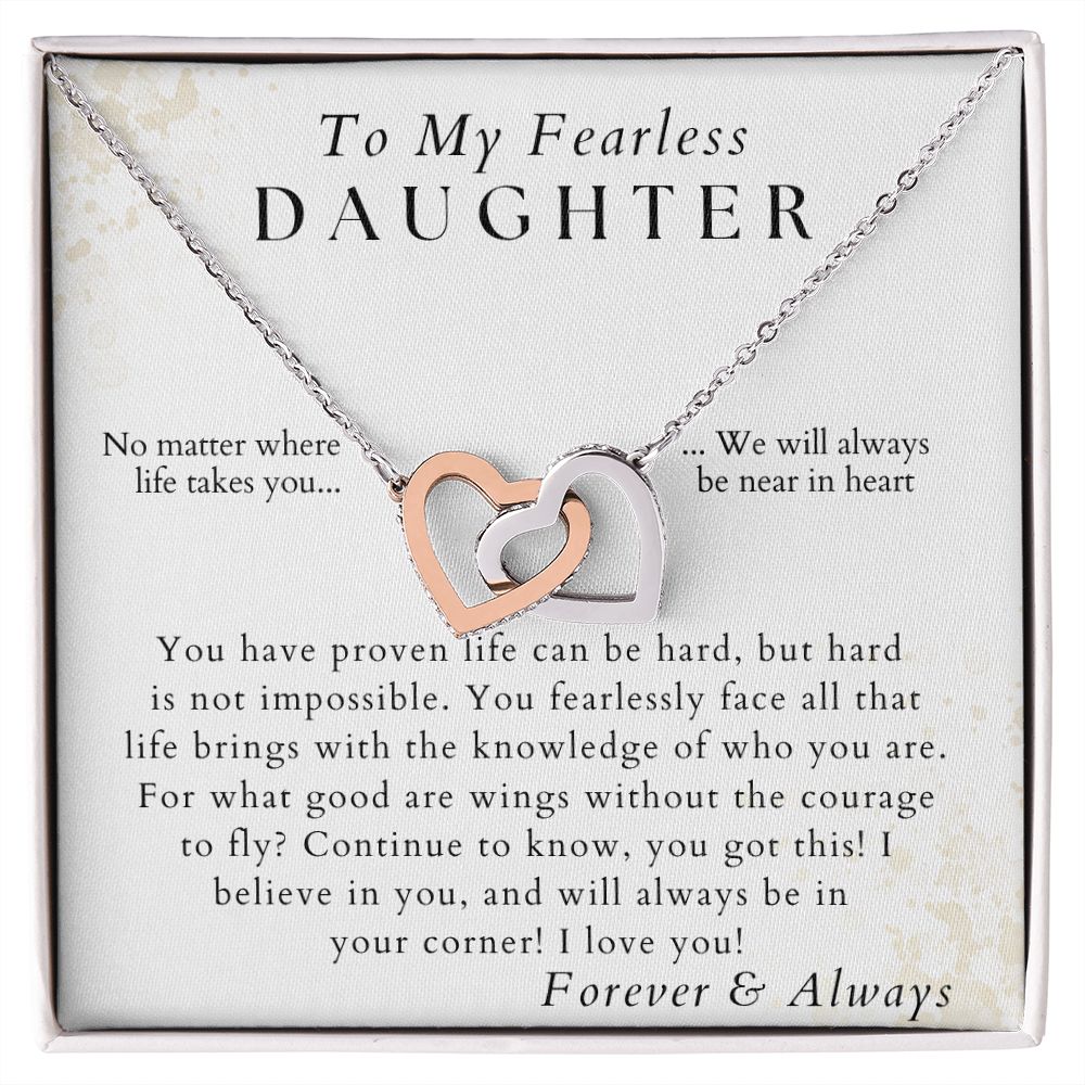 I Believe In You - To My Fearless Daughter - From Mom, Dad, Parents - Christmas Gifts, Birthday Present, Valentines, Graduation