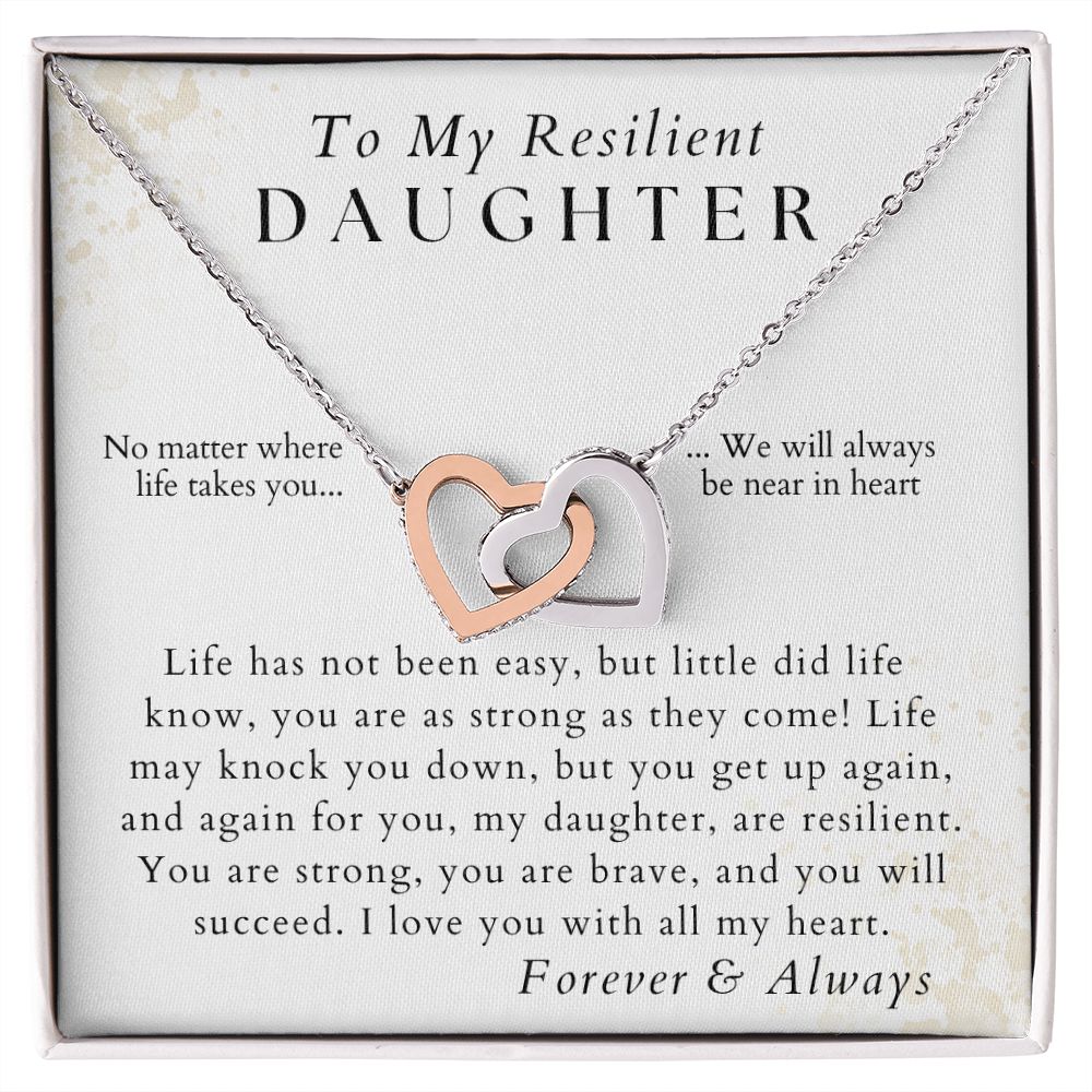 You Are As Strong As They Come - To My Resilient Daughter - From Mom, Dad, Parents - Christmas Gifts, Birthday Present, Valentines, Graduation