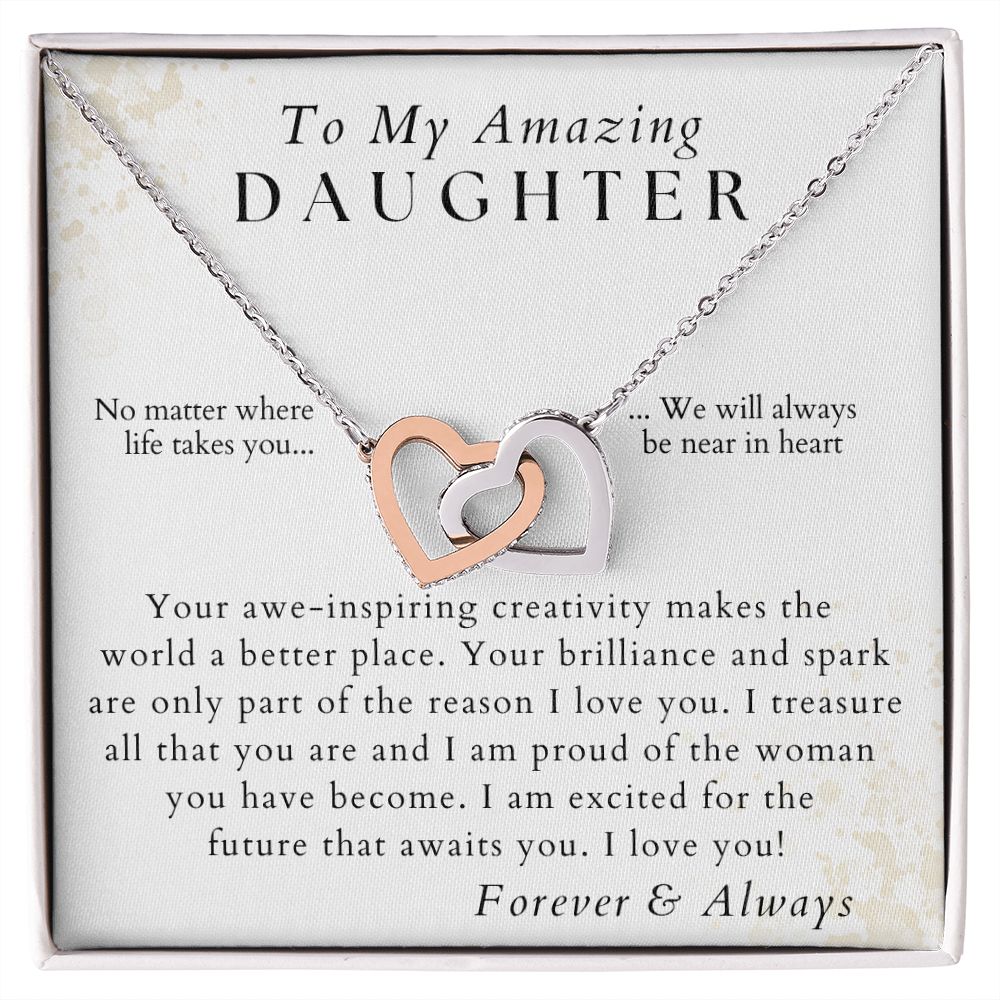 Your Brilliance And Spark - To My Amazing Daughter - From Mom, Dad, Parents - Christmas Gifts, Birthday Present, Valentines, Graduation