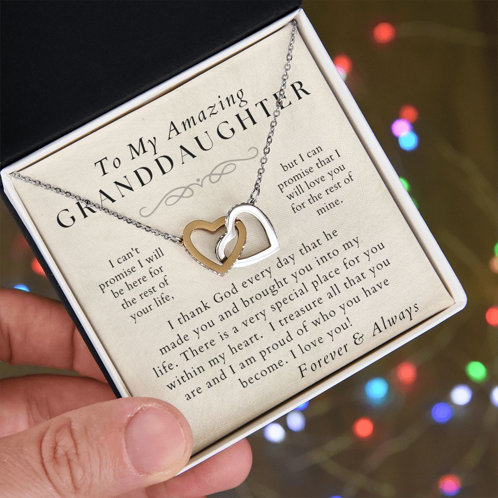 Sterling Silver Granddaughter Forever Heart Necklace By attic |  notonthehighstreet.com