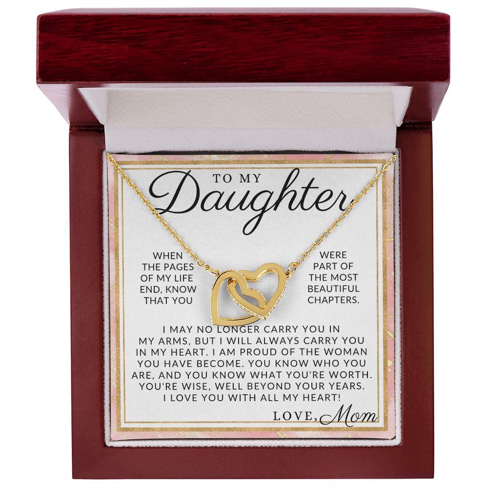 The Best Part - To My Daughter (From Mom) - Mother to Daughter Necklace - Christmas Gifts, Birthday Present, Graduation Gift, Valentine's Day