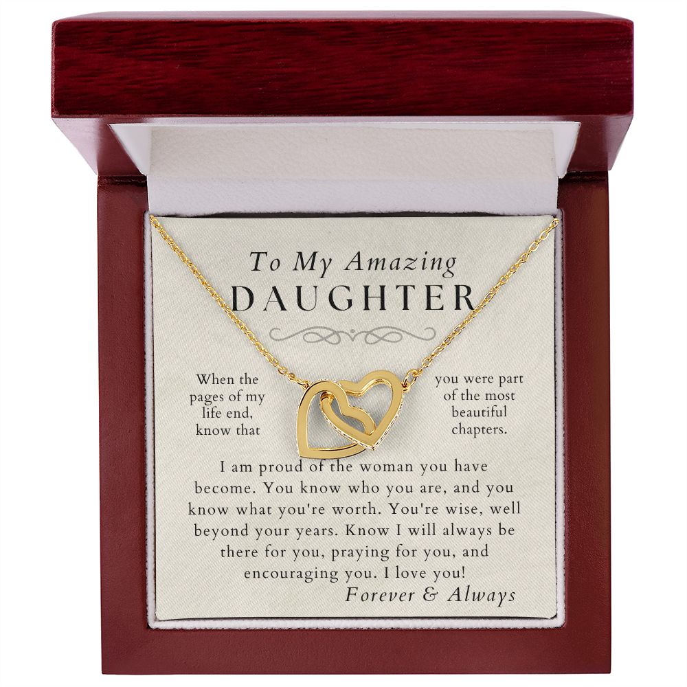 The Best Part - Daughter Necklace - Gift from Mom or Dad - Christmas, Birthday, Graduation, Valentines Gifts