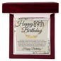 89th Birthday Gift For Her - Name Necklace Gift For A 89 Year Old's Birthday The Perfect Personalized Present - Liliana and Liam
