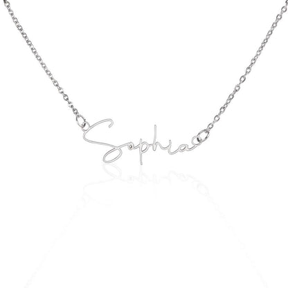 Signature Script - Custom Name Necklace