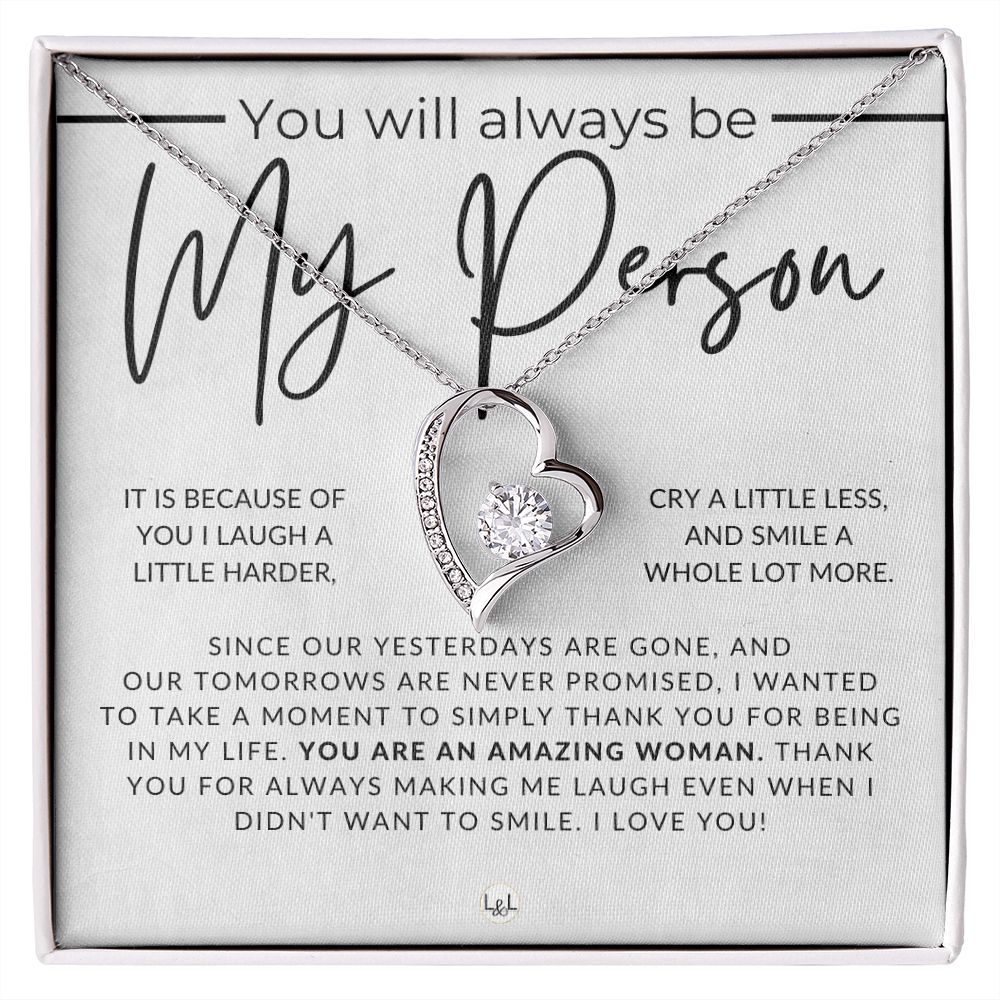 My Person - Thinking of You - Sentimental and Romantic Gift for Her -  Christmas, Valentine's, Birthday or Anniversary Gifts