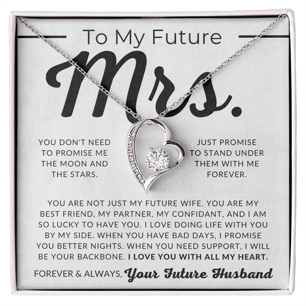 Personalized To My Girlfriend Necklace Fall In Love With You Future Wife  Birthday Anniversary Valentines Day Christmas Customized Gift Box Message  Card - Siriustee.com