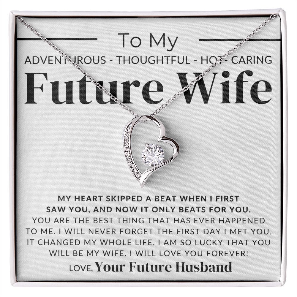 To My Future Wife - Love You Forever - Gift For My Future Wife, My Fiancée - Bride Gift from Groom on Wedding Day - Romantic Christmas Gifts For Her, Valentine's Day, Birthday Present
