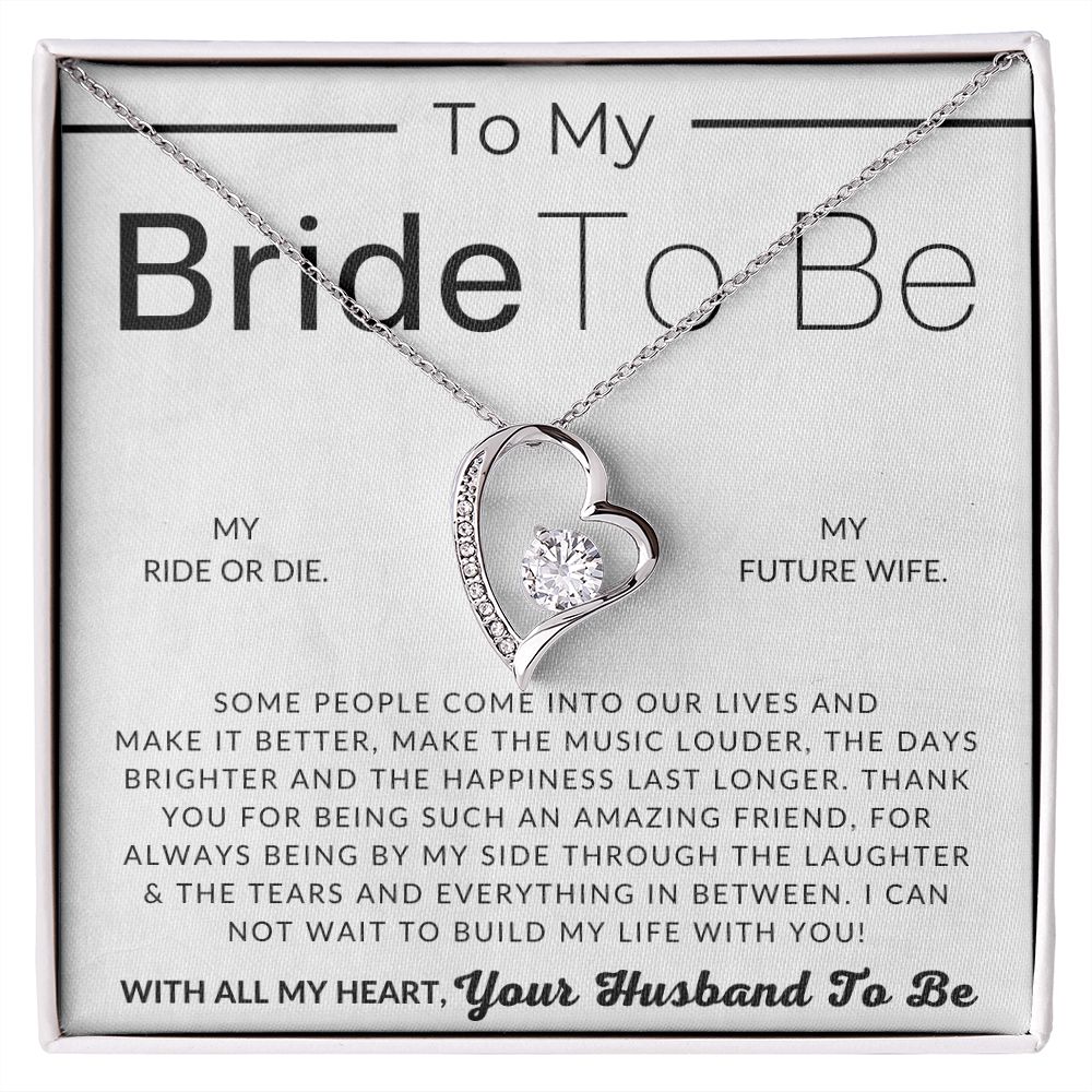 My Bride To Be - Friend For Life - Gift For My Future Wife, My Fiancée - Bride Gift from Groom on Wedding Day - Romantic Christmas Gifts For Her, Valentine's Day, Birthday Present
