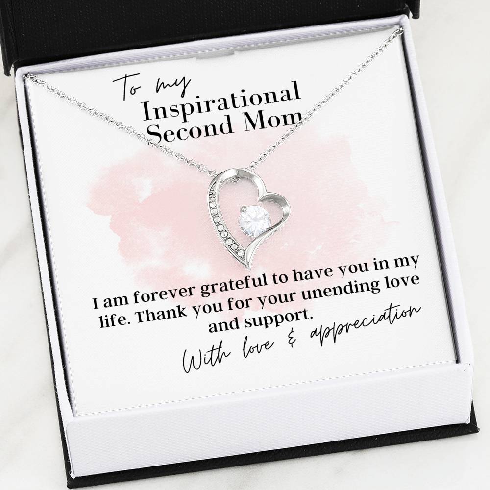 To My Inspirational Second Mom - Forever Love - Pendant Necklace