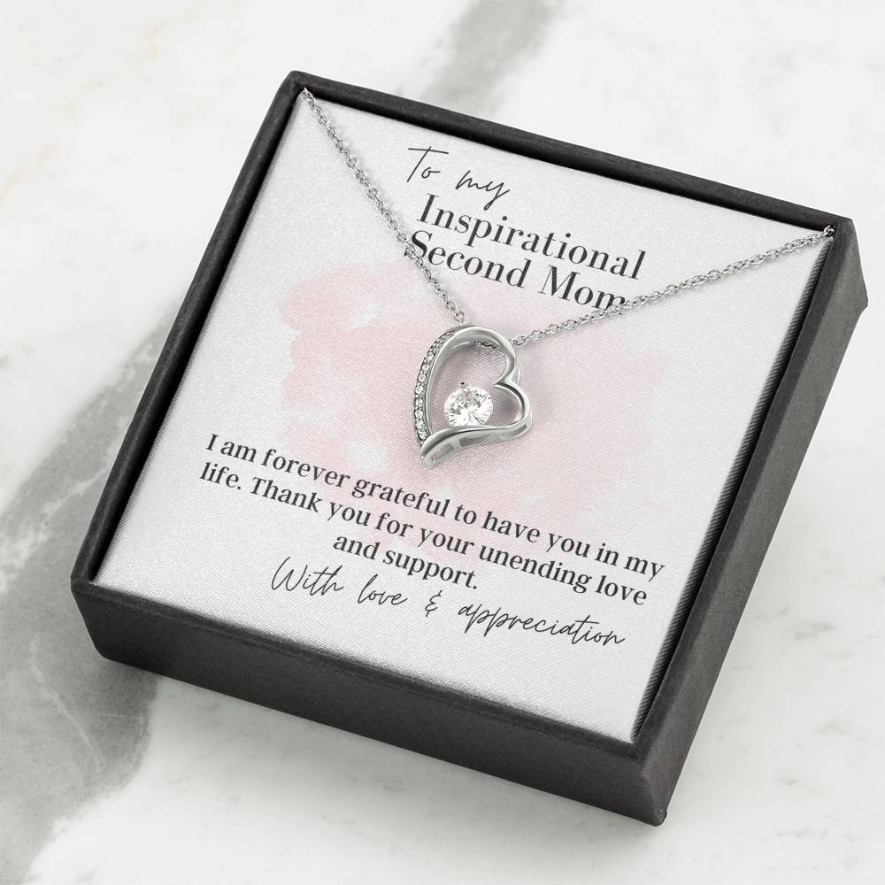 To My Inspirational Second Mom - Forever Love - Pendant Necklace